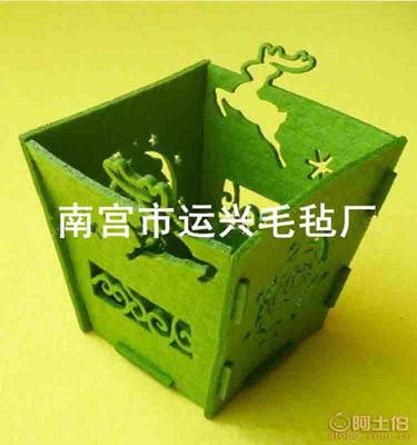 廠家供應(yīng) 加大個(gè)性毛氈收納盒，打造整潔時(shí)尚桌面新生活（南宮市運(yùn)興毛氈廠專供）